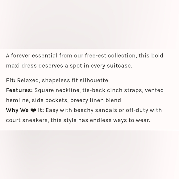 Free People Aspen Linen Maxi Dress - Picture 5 of 5